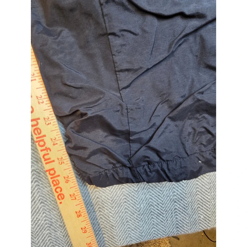 Nike Boys Black Nylon Track Pants Cargo Pocket XL 18-20 Windbreaker Joggers